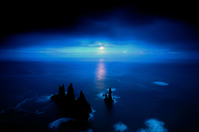 Reynisdrangar - úplněk