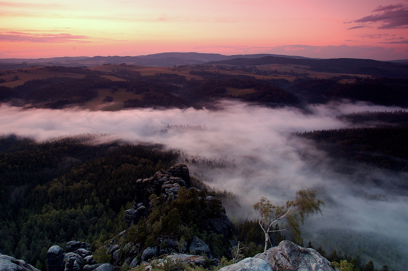 Večer nad Křinicí