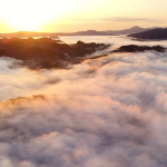 Ranní mlha pod Studencem