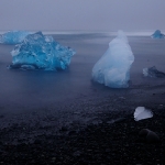 Jökulsárlón - krása v dešti